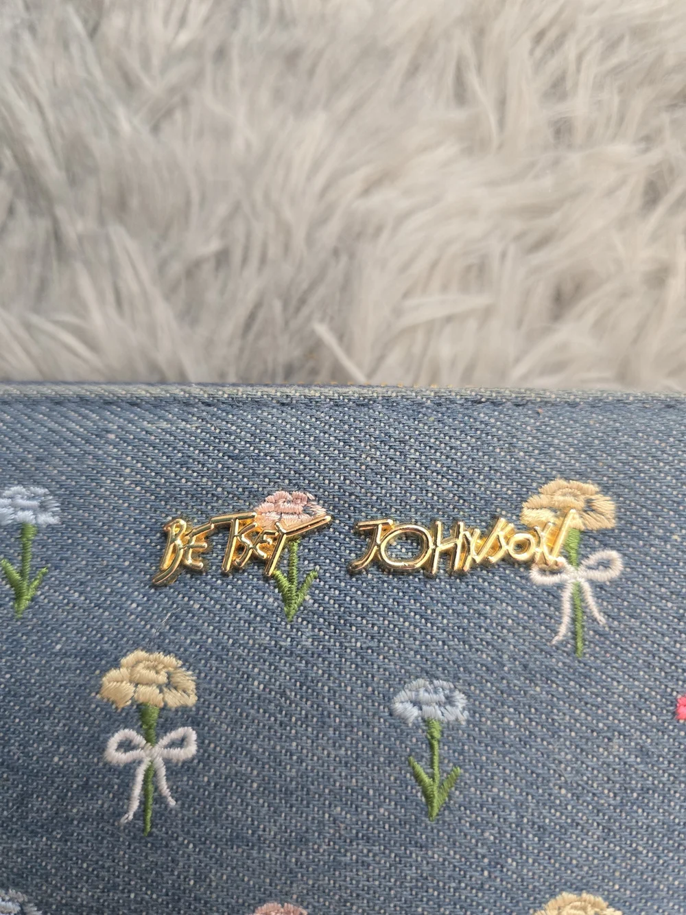 Betsey Johnson denim look
